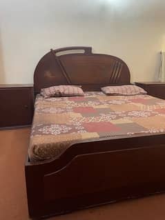 King Size Bed and Mattress for Sale, Currently in Use