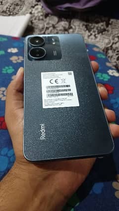 Redmi 13c  4+4 128gb purple balck color