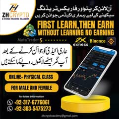 Crypto, Forex, Option Trading learn,Earn money from home,online class 0