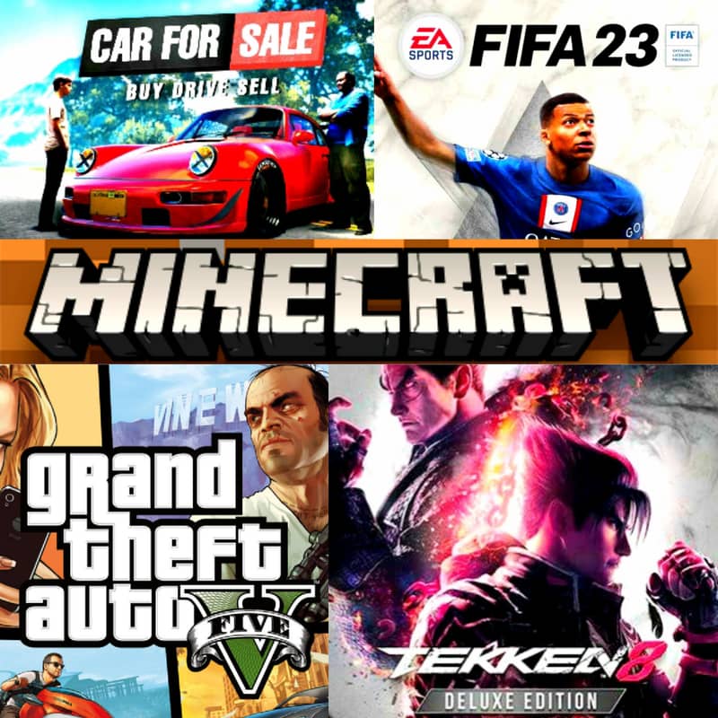 GTA 5/FIFA 23/TEKKEN 8 PC GAMES INSTALL KRWAYE ALL OVER PAKISTAN RDR2 0