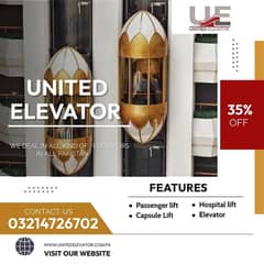 Passenger lift - Capsule Lift - Hospital lift -  Cargo Lift - Elevato