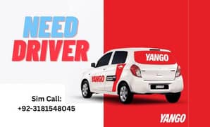 Yango Indrive Driver required Day Shift Wapda Town Lahore