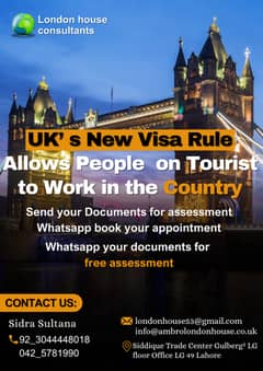 UK / Portugal/ Work/Visit/Study/TURKEY/SCHENGEN/italy/CANADA/USA/IELT 0