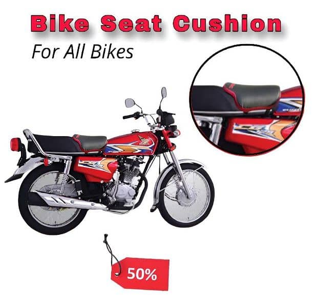 bike seat cushion cash on delivery in all Pakistan 1