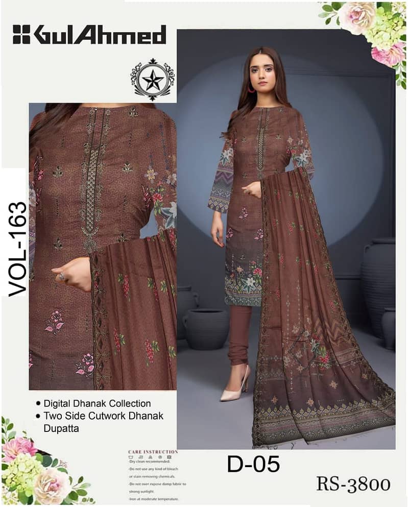 Unstitched Women Branded Dress| winter collection 5