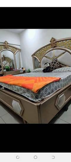 Complete Furniture set for sale - bedset dressing table dinning table