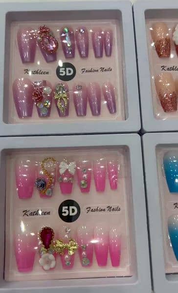 Best Nails with Stickers Every colors available 0