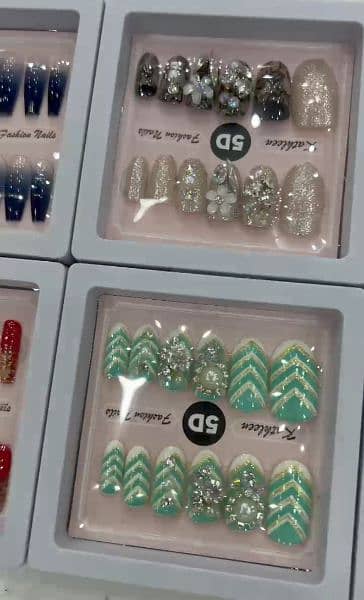 Best Nails with Stickers Every colors available 2