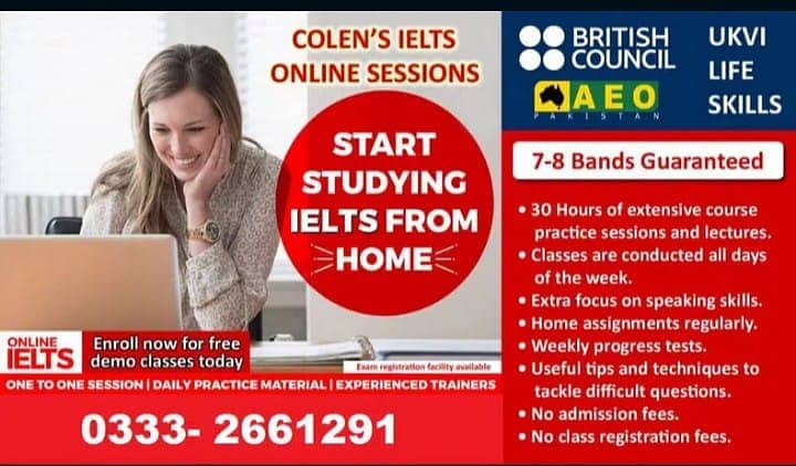 IELTS,PTE,  UKVI Lifeskills A1, A2, B1 0