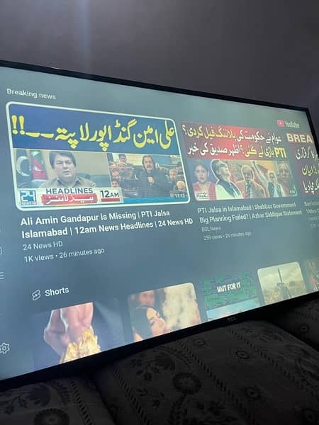 TCL 55” ANDROID LED TV IN GOOD CONDITION 1