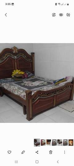 dressing table and bed set