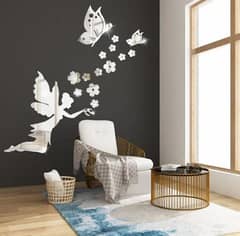 Acrylic mirror wall stickers