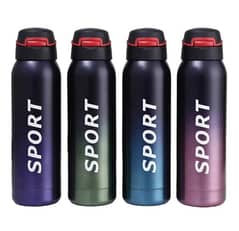 500ml Stainless Steel Double Wall Vacuum Flask, Sports Water Bottle, W 0