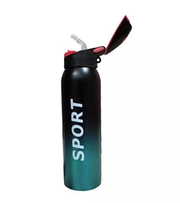 500ml Stainless Steel Double Wall Vacuum Flask, Sports Water Bottle, W 2