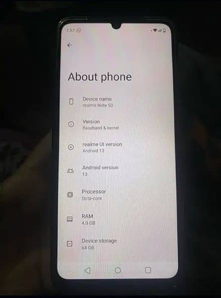 Realme Note 50 4/64  24 month warranty 3