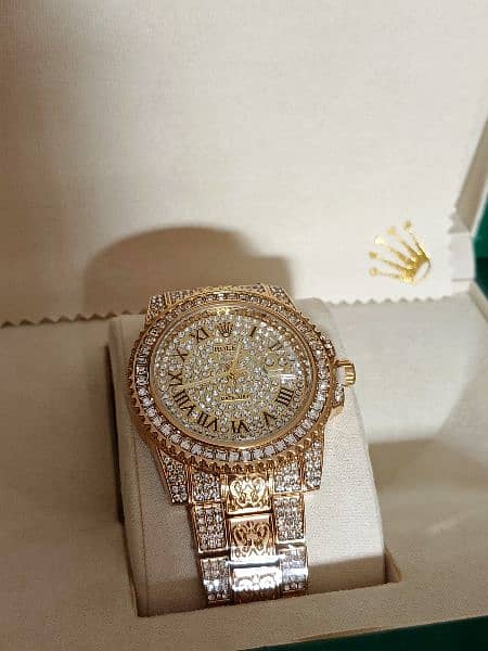 ROLEX GOLDEN ICED OUT 1