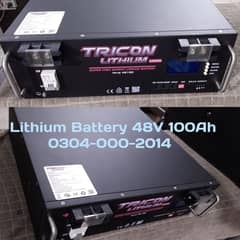 Lithium Battery 48V 100Ah With 5 Year warranty