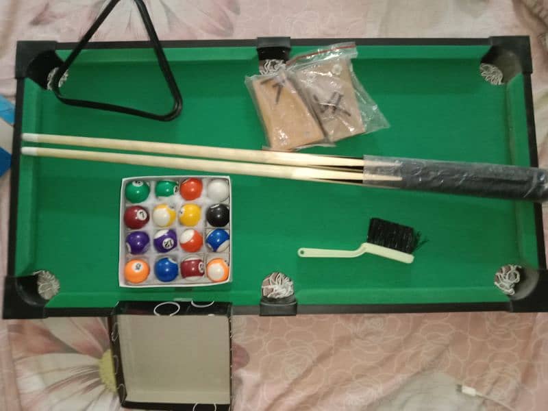 Wooden billiard full set for kids Wooden snooker full set for kids 1