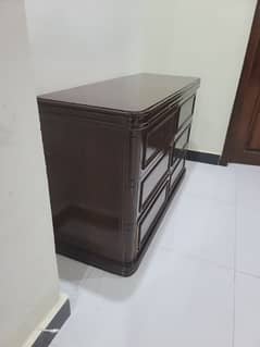 heavy wood good quality console