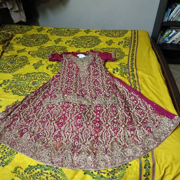 Birdal Lehnga With Dupada And Clutch 3