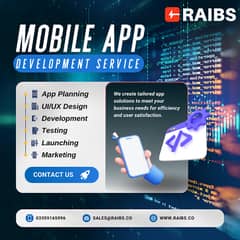 Mobile App Development/Android App Development/iOS App Development