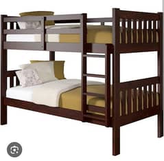 Double bed wooden 0