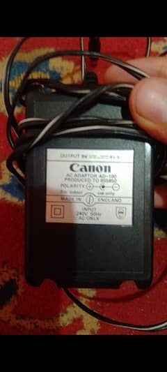 canon ac adopter and alpa pcd263h/only camera original charger