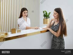 Receptionist job for female 0