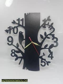 1 PC tree shaped Wall Clock 0