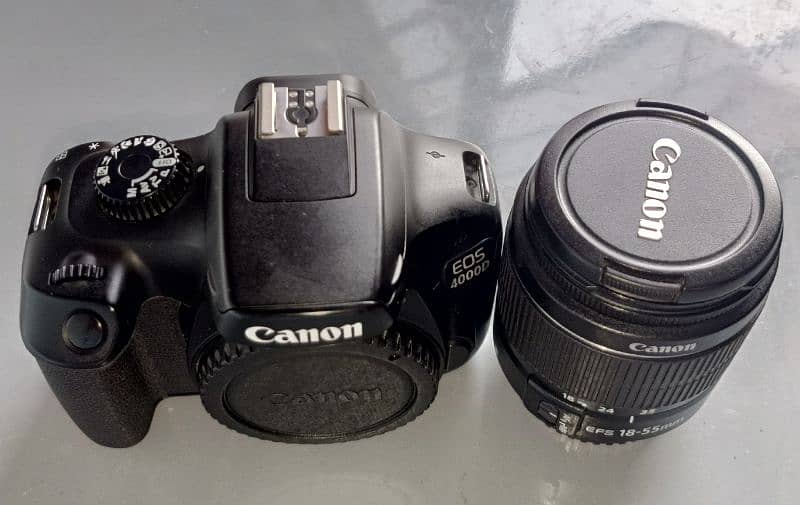 Canon Eos 4000d with 18-55mm lens 7