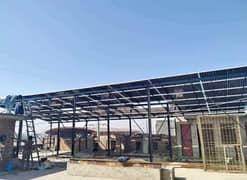 solar panel frame making and installation /iron work /Steel work