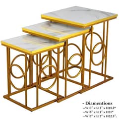 Nesting Tables Set-Pack Of 3