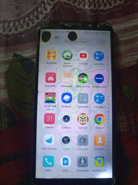 huawei 4 64 bs mobile ki screen mein white nishan hai 2