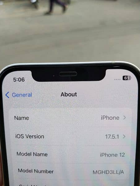 iPhone 12 JV 128GB non pta 81% bh 10/10 9