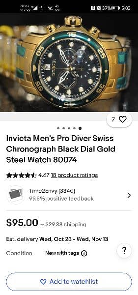 Invicta Men's Pro Diver 3