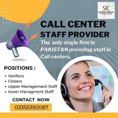 salary 30000 to 50000 Male Female Call center agents