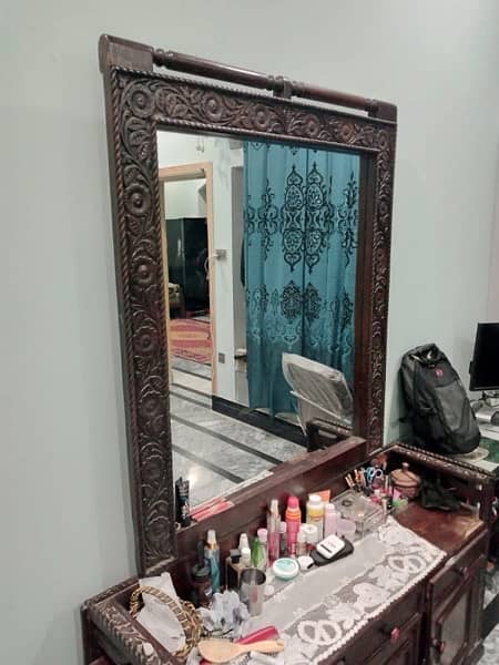 Deewan, dressing table and center table  for sale 1