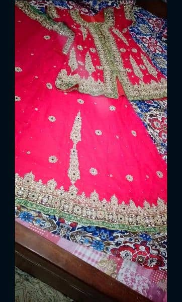 Bridal lehnga / Wedding dress / Barat dress / Bridal dress for sale 1