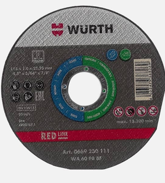 4.5” cutting disk available in stock 1