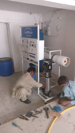 Running Reverse Osmosis plant setup available with genuine parts