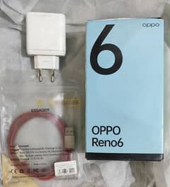 Oppo Reno 6 with charger & box