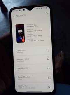 One Plus 6T 8ram 128gb