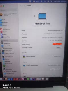 Macbook pro 2018 TouchBar i5 Quad core