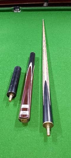 snooker cue Black shark 3 pice tip size 9.7 lanth 57 inch