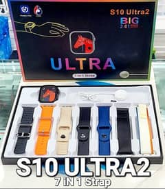 Original S10 Ultra 2 Smart Watch with 7in1 Straps dig display 2.01