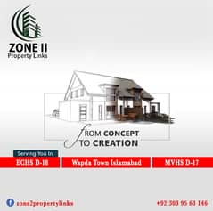 1 kanal level plot for sale in ECHS D18 Islamabad. 0