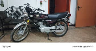 Honda CG,125(2024)punjab number documents clear(03116048004)