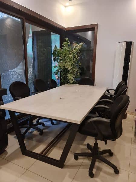 2 Computer tables and 1 Meeting table 0