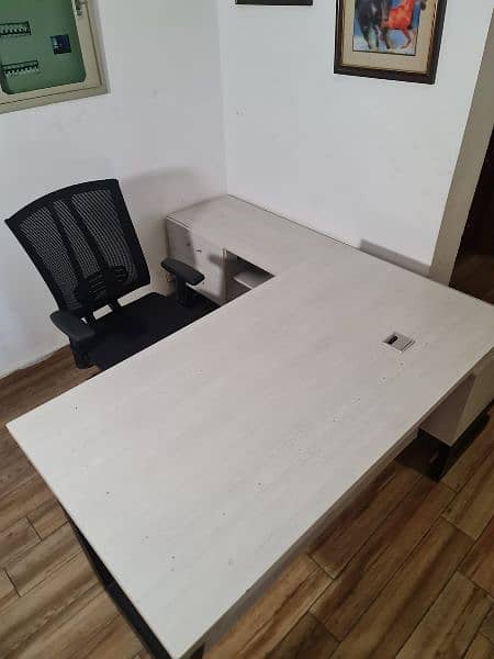 2 Computer tables and 1 Meeting table 4