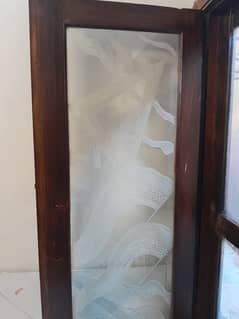 Glass Doors with Wooden Frames 0